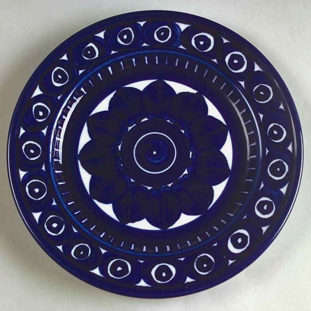 Arabia Finland Valencia Salad Plate and Dinner Plate By Ulla Procope Vintage